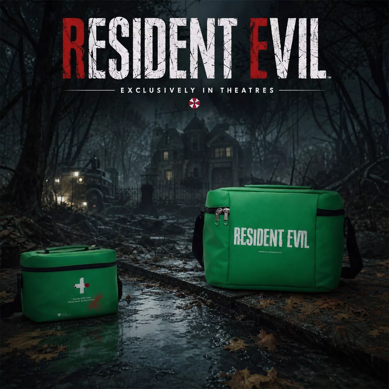 Resident Evil Organ Transplant Green Medical Popcorn Bag