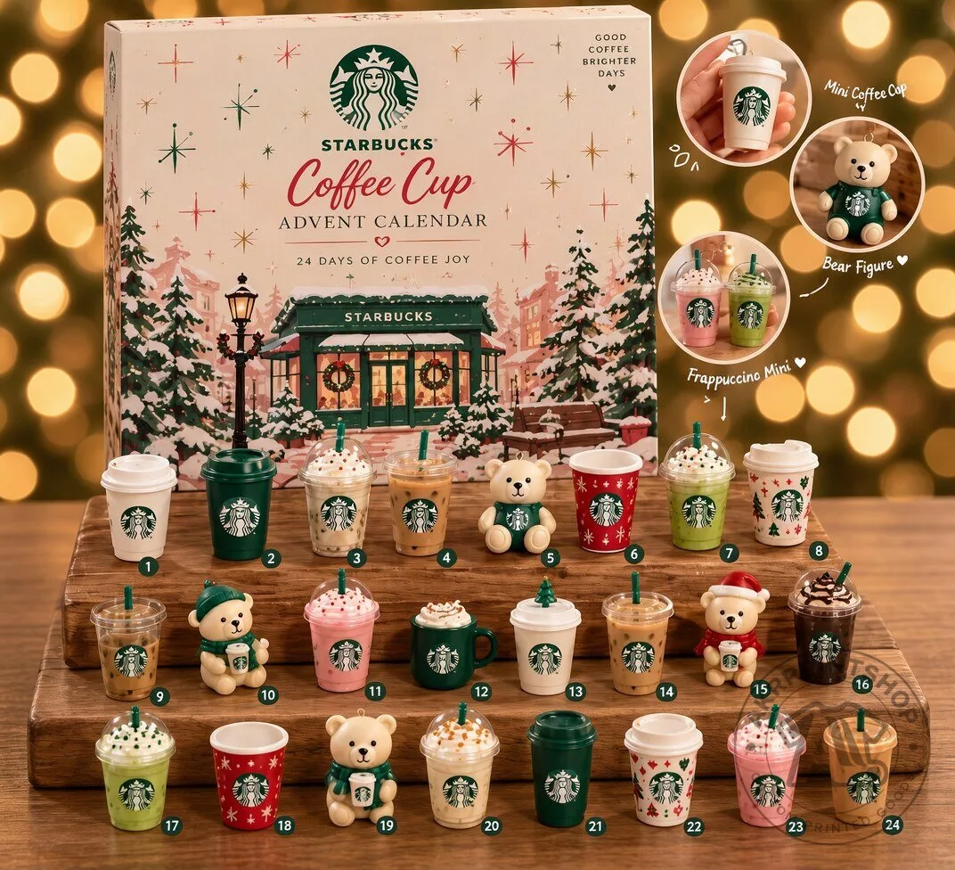 Starbucks Coffee Cup Trending 2026 Advent Calendar