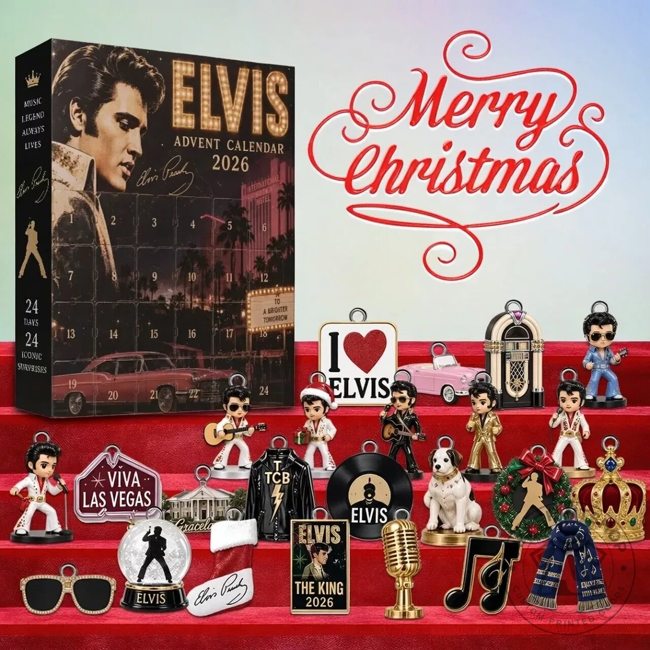 Elvis Presley Merry Christmas Advent Calendar