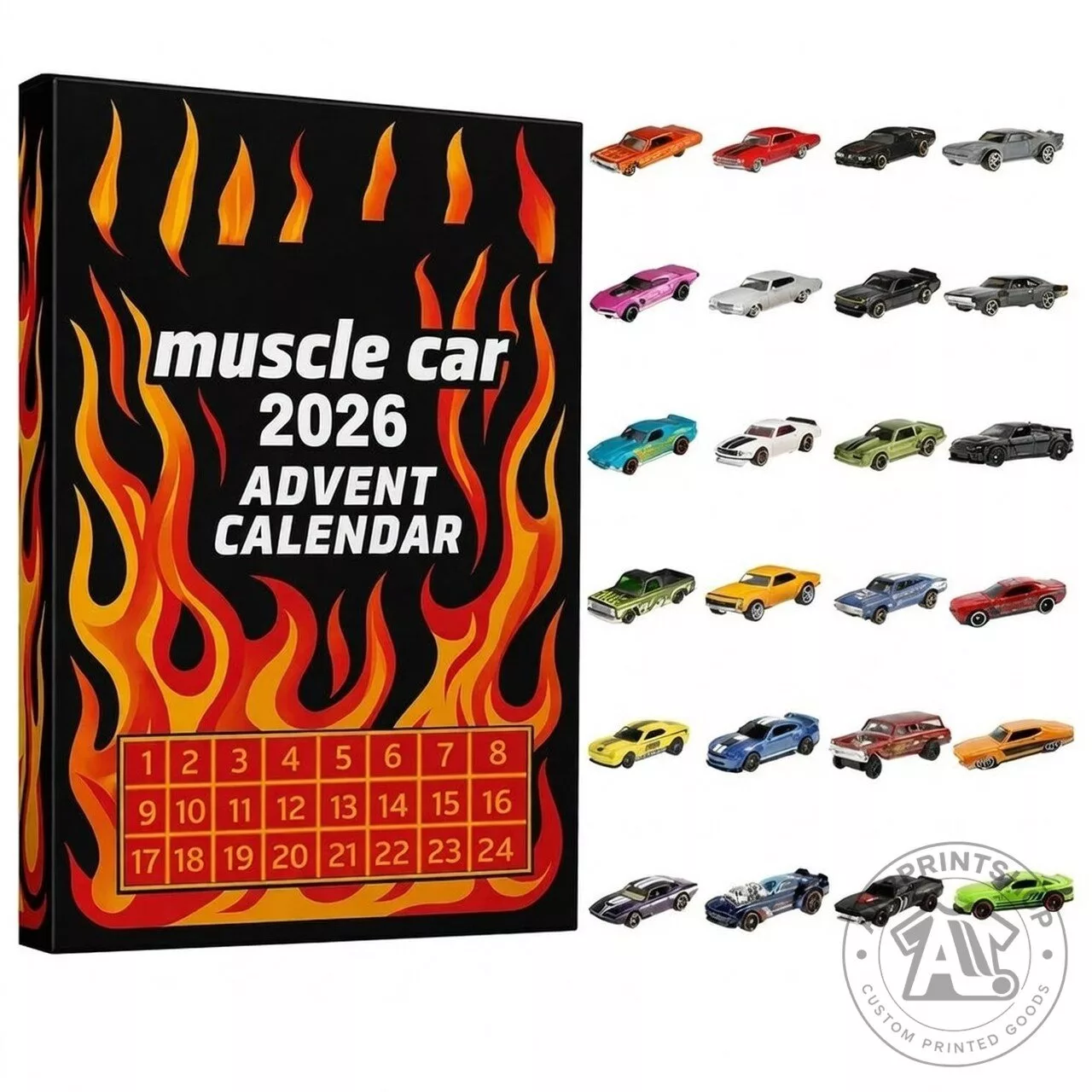 Muscle Toy Car Advent Calendar