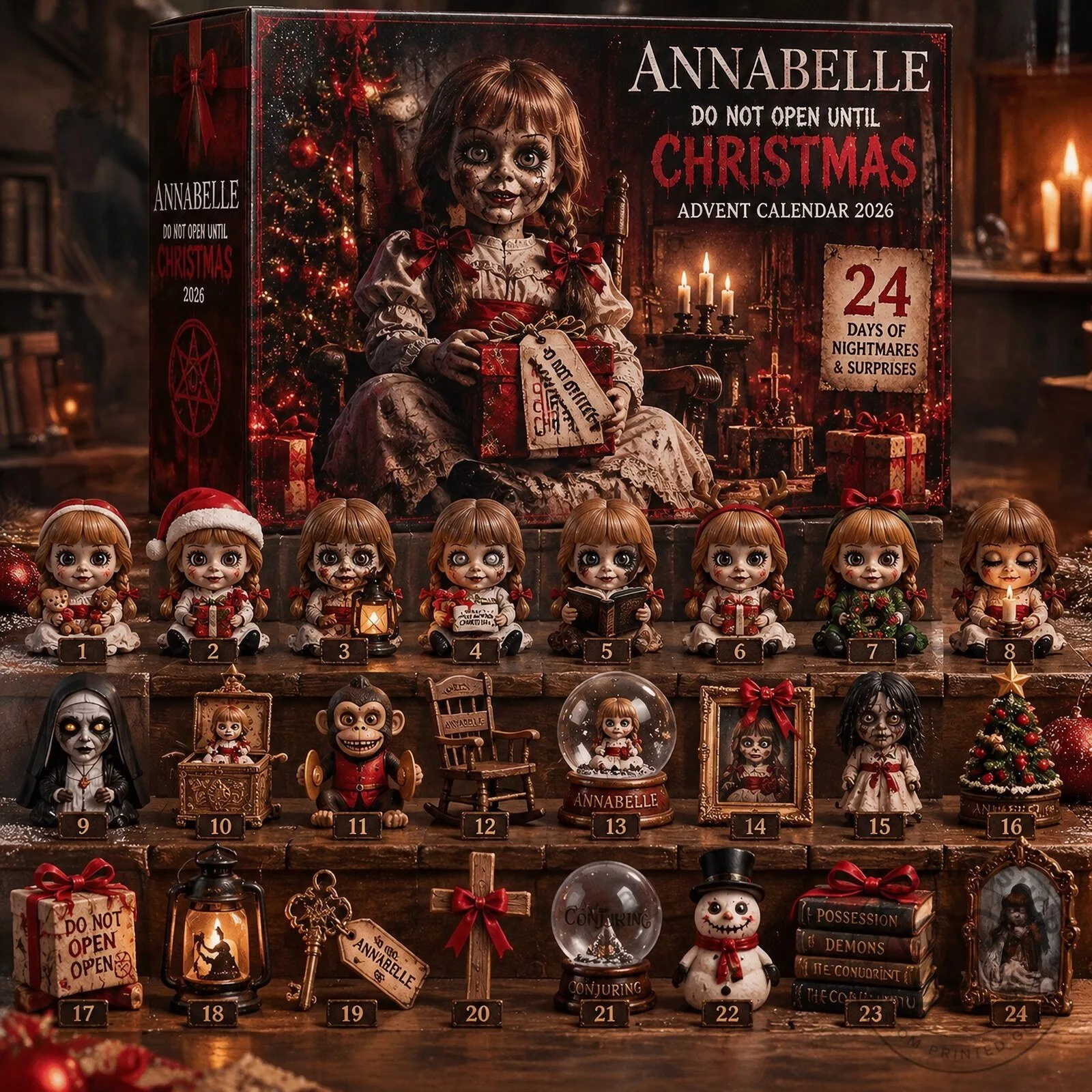 Annabelle Halloween Do Not Open Until Christmas 2026 Advent Calendar 3 Annabelle Halloween Do Not Open Until Christmas 2026 Advent Calendar