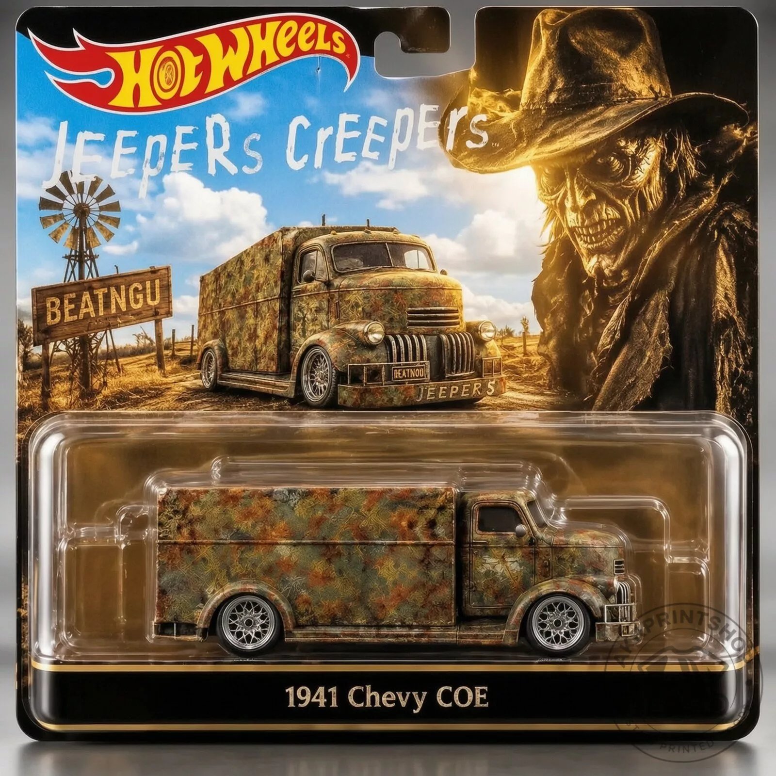 Jeepers Creepers 1941 Chevy COE Hot Wheels