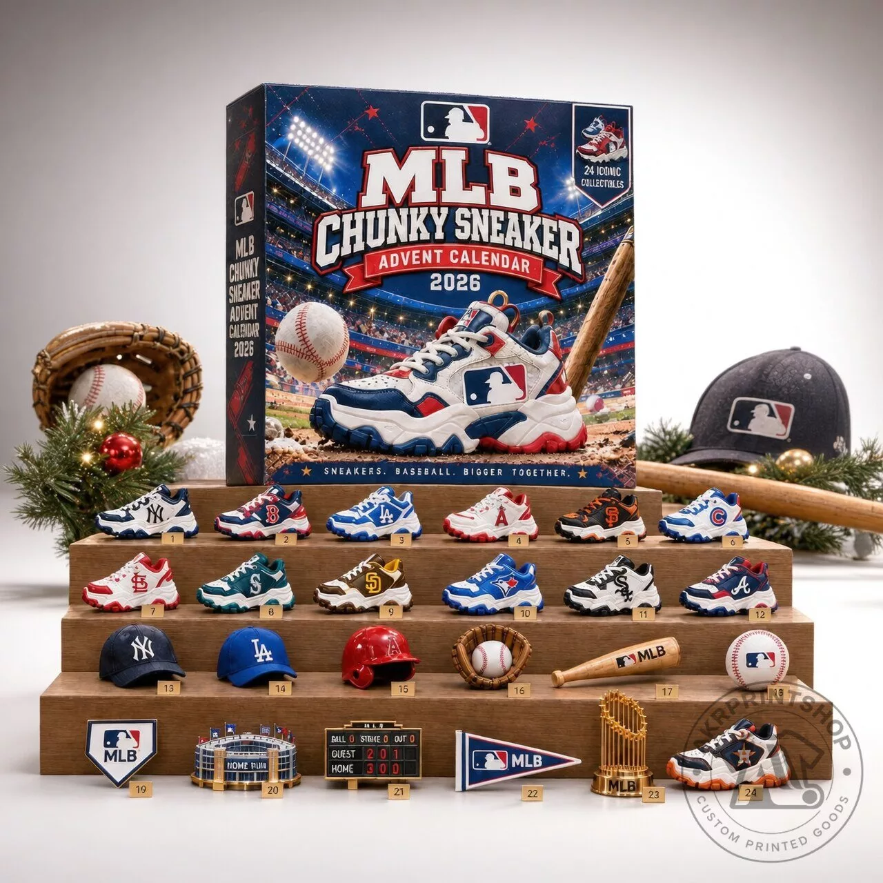 Major League Baseball MLB 2026 Chunky Sneaker Advent Calendar