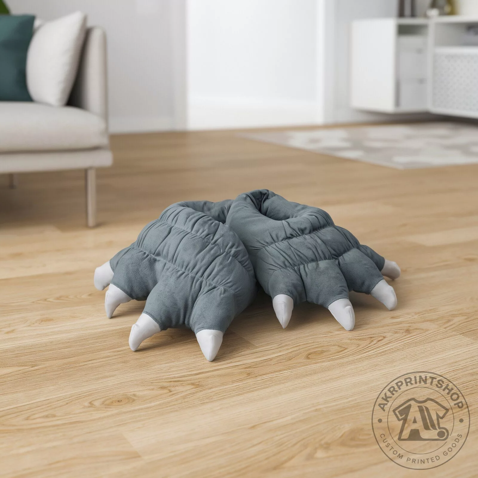 Godzilla (1954) plush slippers