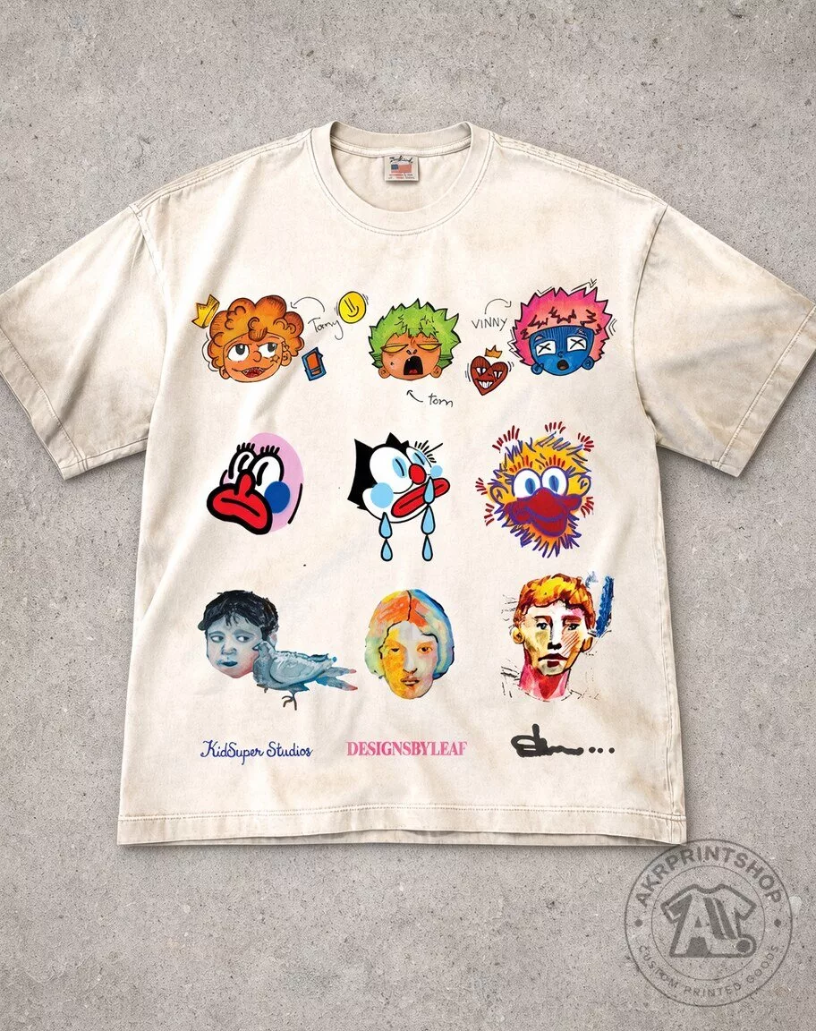 Leaf KidSuper and Slawn collaboration t-shirt