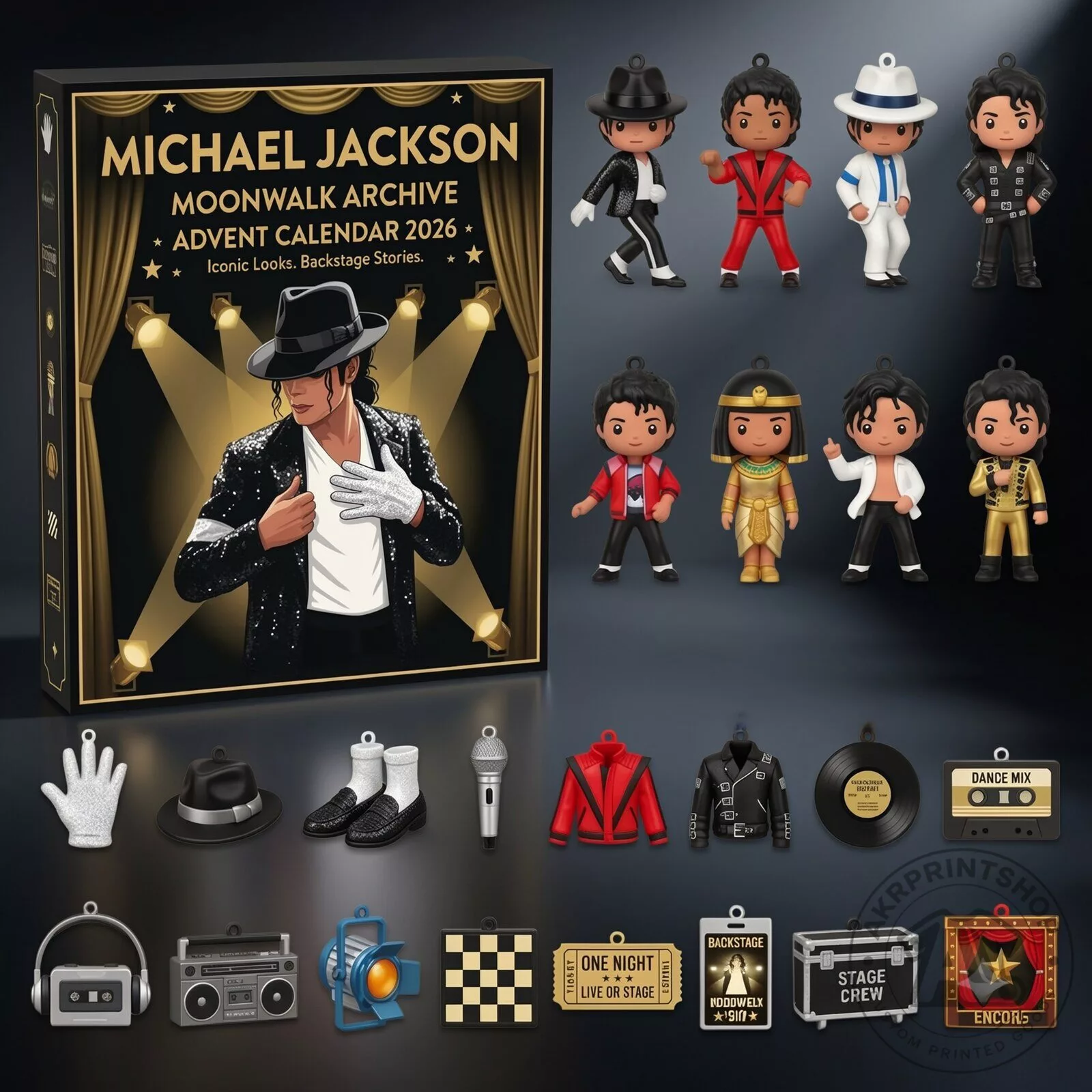 Michael Jackson King Pop Moonwalk 2026 Advent Calendar