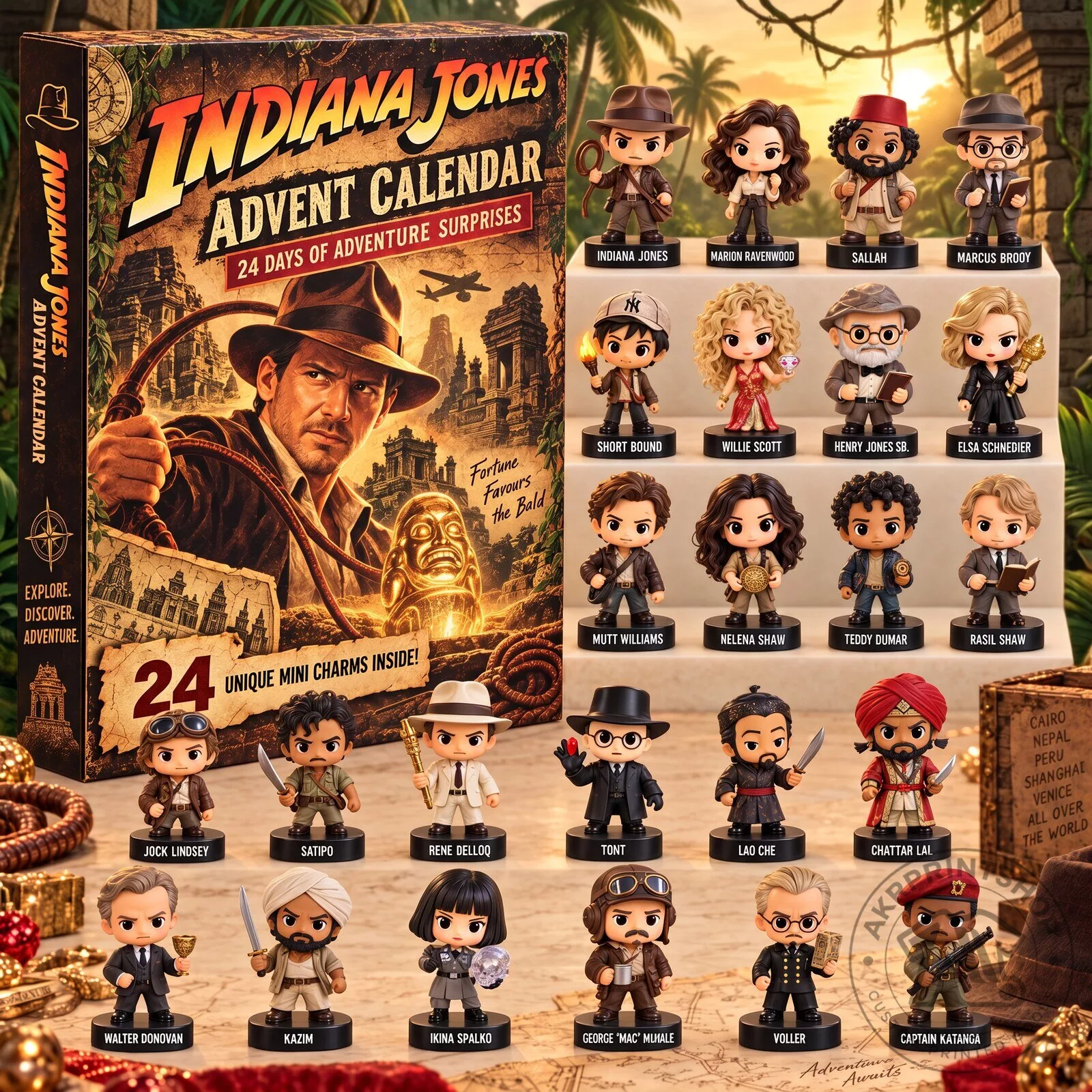 Indiana Jones For Fan Christmas Advent Calendar