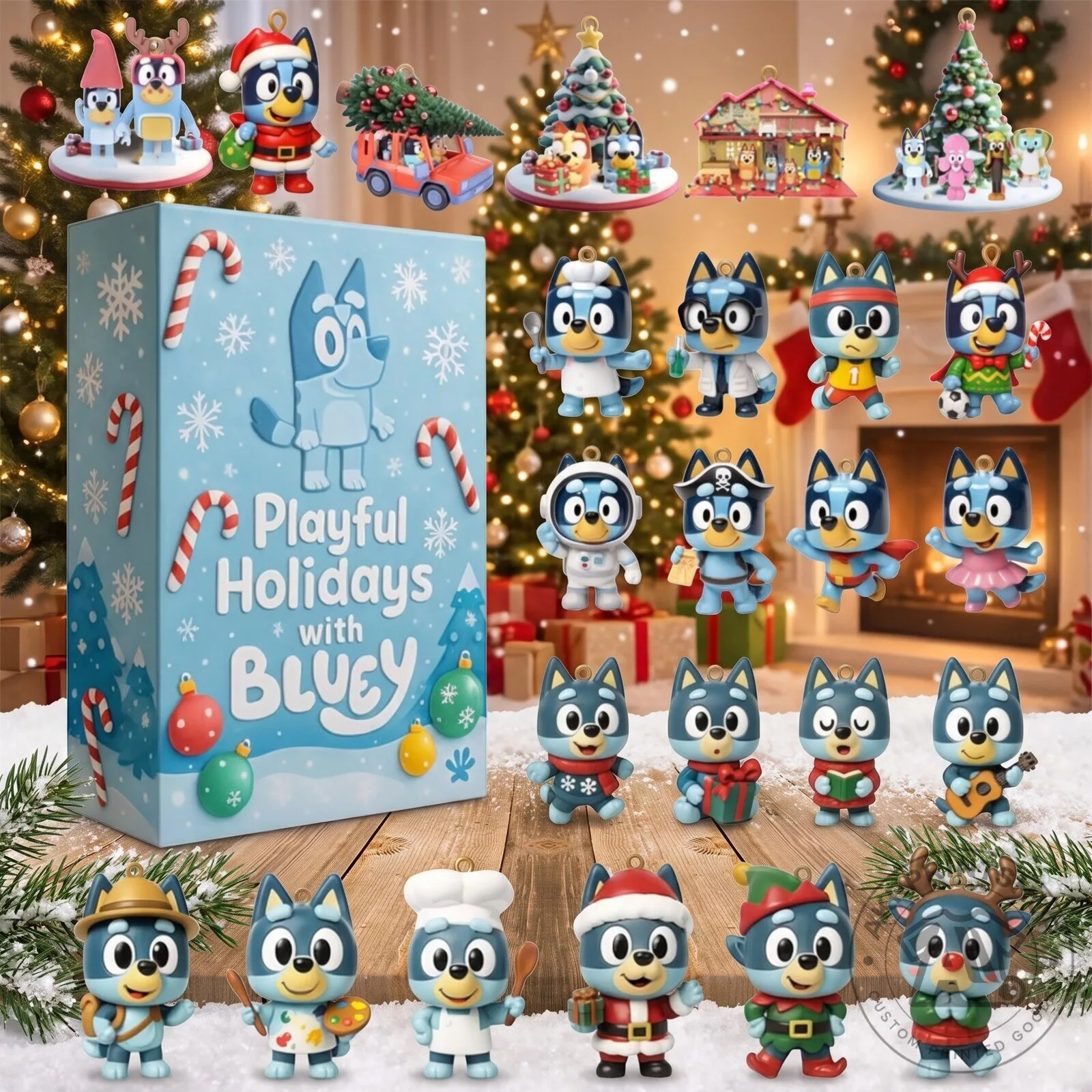 Bluey Playful Holidays with Bluey Christmas Advent Calendar