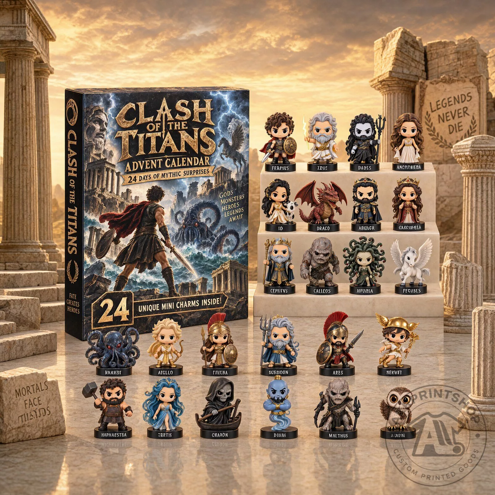 Clash Of The Titans For Fan Christmas Advent Calendar