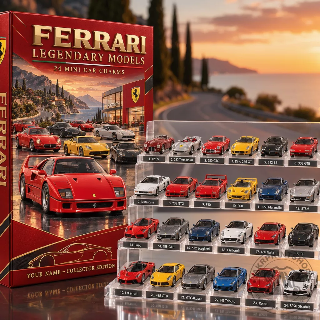 Ferrari Car Love Legendary models advent calendar