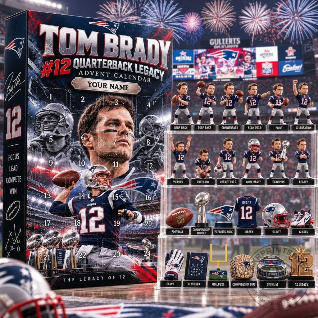 Tom Brady Patriots NFL Football advent calendar