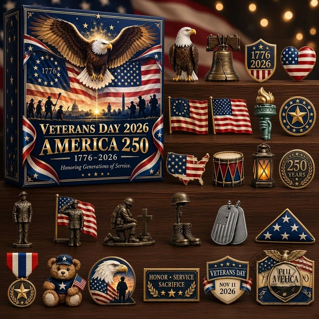Veterans Day America 250 2026 Christmas Advent Calendar