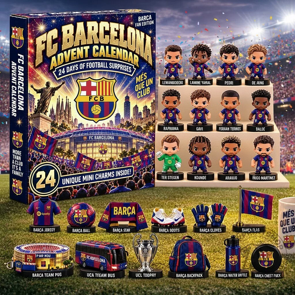 Barcelona FC UEFA Game Day 24 Days Of Advent Calendar