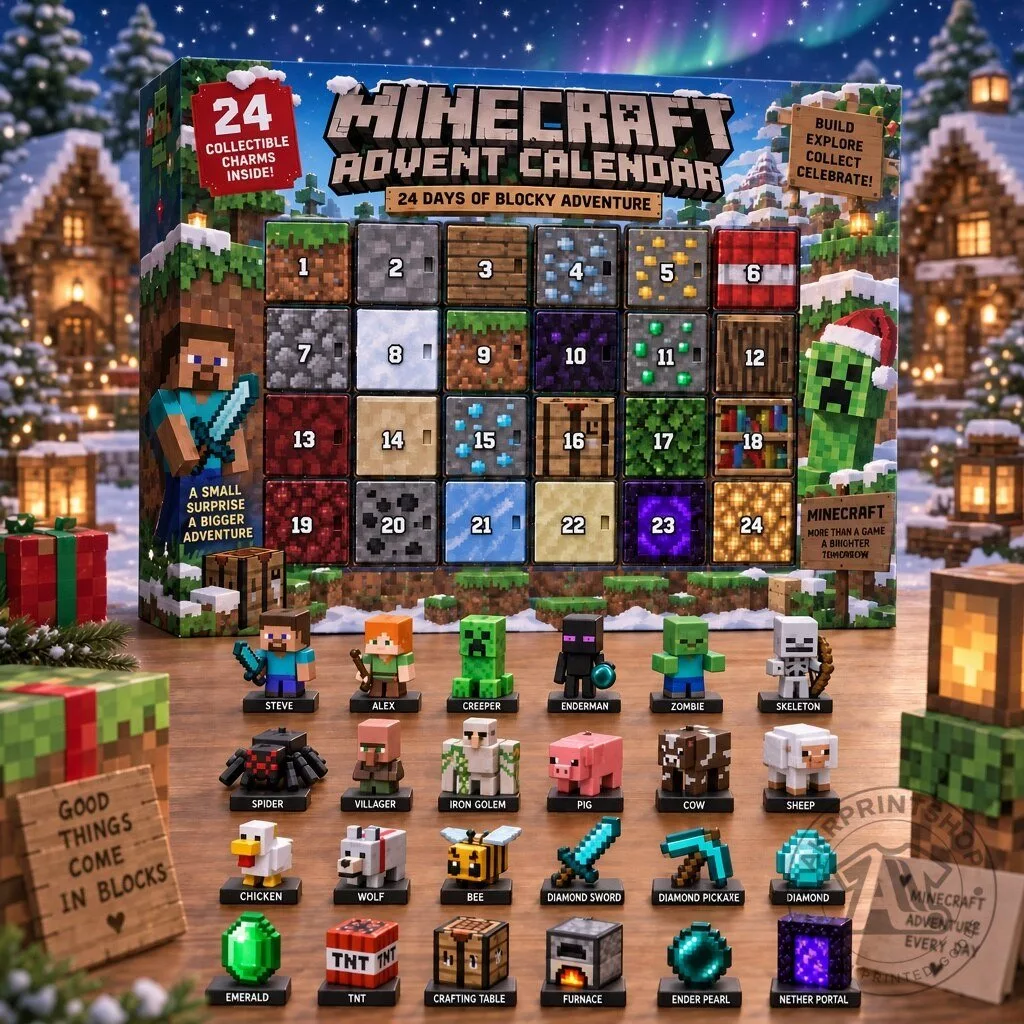 Minecraft Christmas Advent calendar