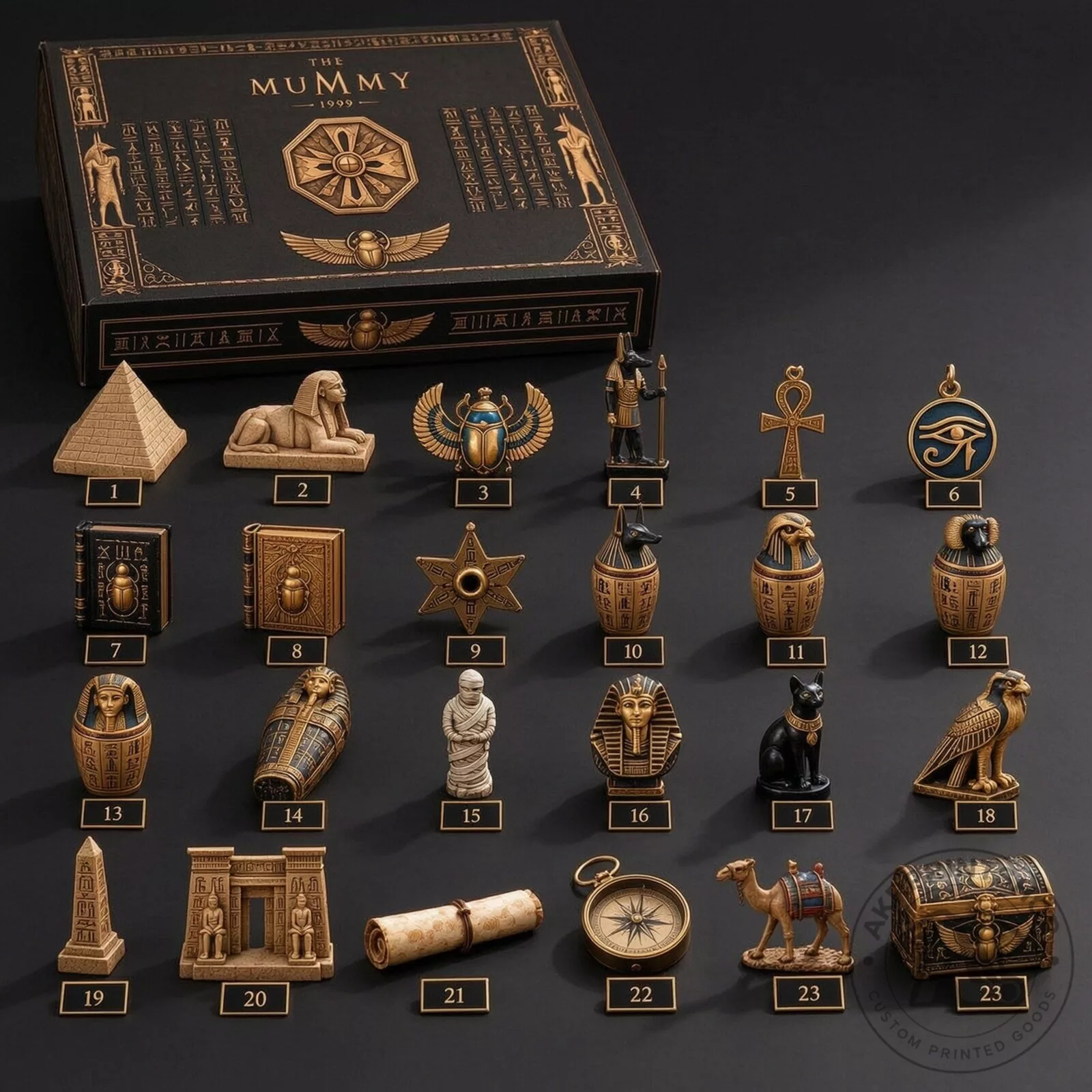 The Mummy 1999 Hamunaptra Countdown Christmas Advent Calendar