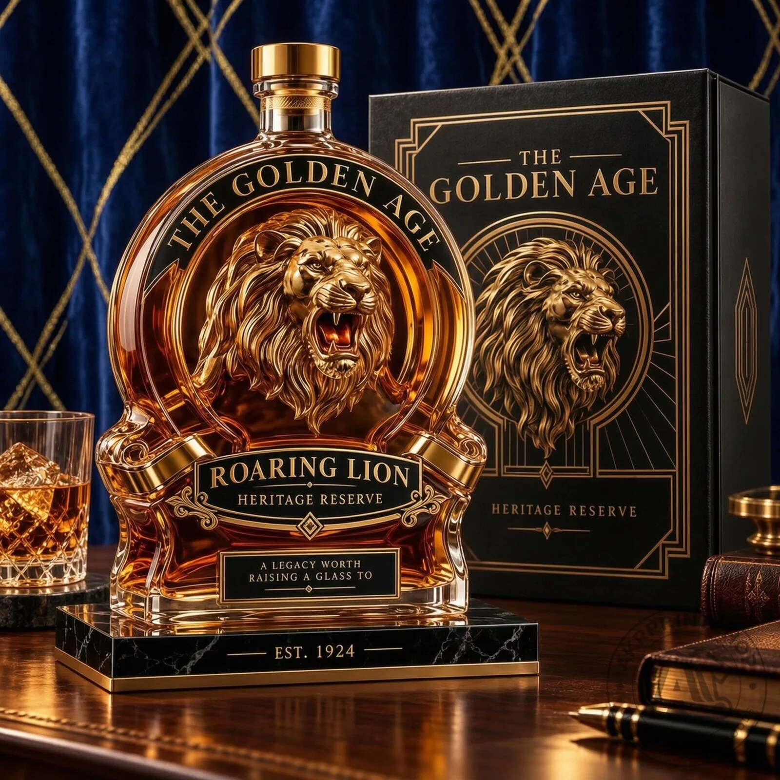 Roaring Lion Heritage Bottle Decanter