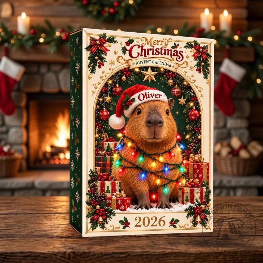 Capybara Christmas Funny Advent Calendar