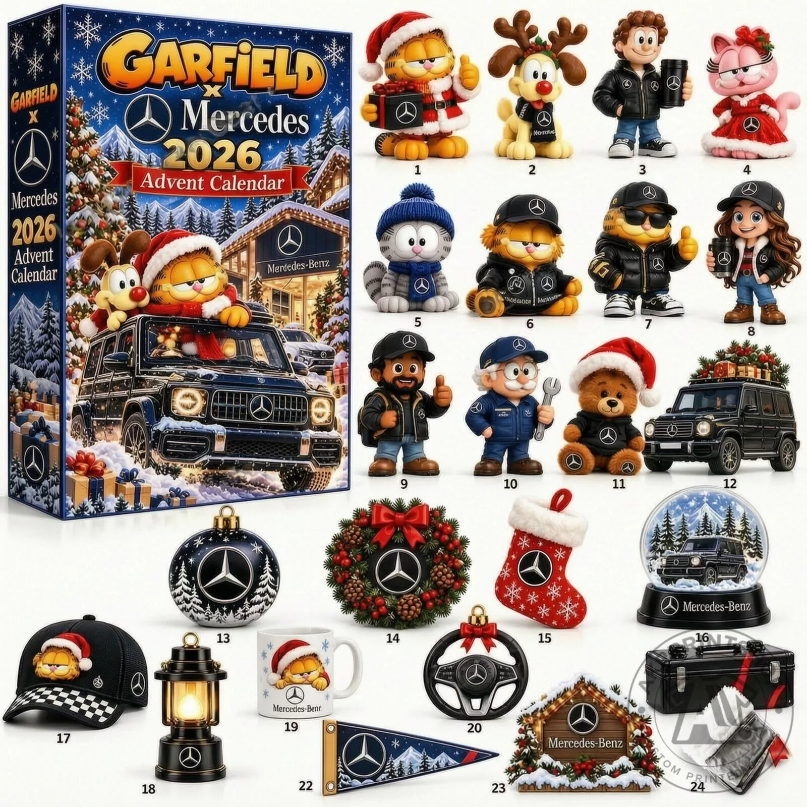Garfield Movie Mercedes-Benz 2026 Advent Calendar