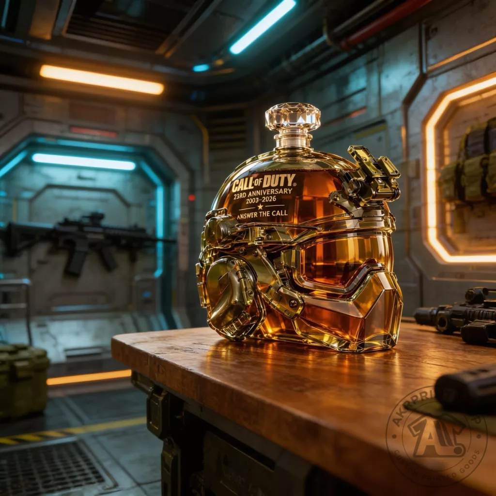 Call Of Duty Answer The Call 23rd Anniversary Helmet Decanter