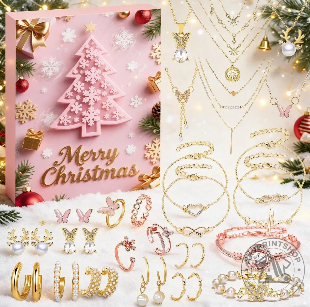 Jewellery 2026 One for Every December Morning Christmas Advent Calendar