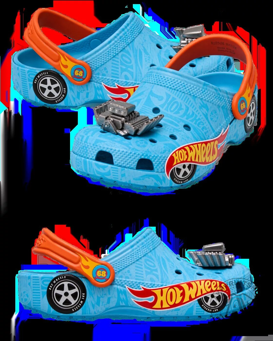 Hot Wheels x Crocs Classic Clogs