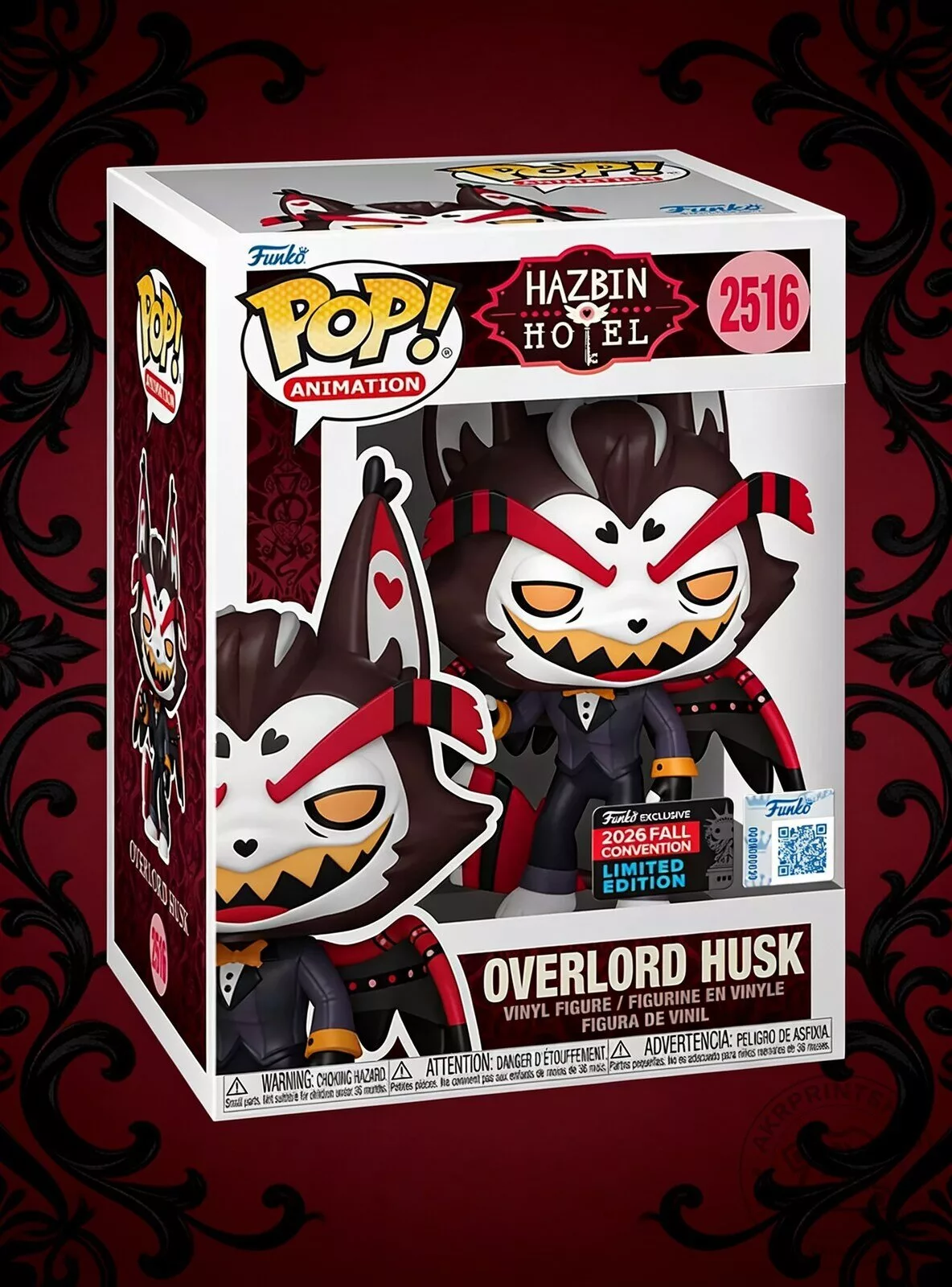 Overlord Husk Hazbin Hotel vinyl figure 3 Overlord Husk Hazbin Hotel vinyl figure product view
