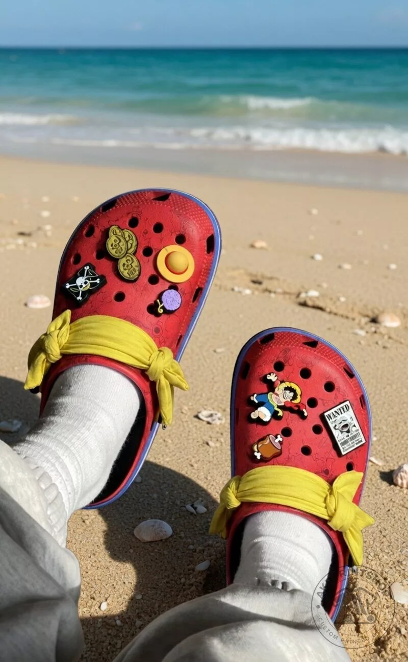 One Piece Monkey D. Luffy Crocs Classic Clog
